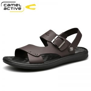 Summer Design Cork Shoes Leather Sandals Men cork shoes