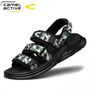Men's Summer Wading Sandals Genuine Leather Beach Sandals Casual Hiking Shoes