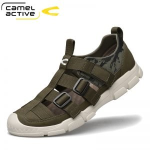 Mens Sandals Sandal Shoes Custom Logo Mens Genuine Leather Sandals Comfortable Outdoor Beach Sandal Shoes